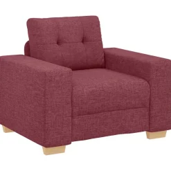 vidaXL Fauteuil Wijnrood 100x78x80 cm Stof