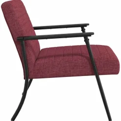 vidaXL Fauteuil Wijnrood 59 x 75 x 78 cm Stof