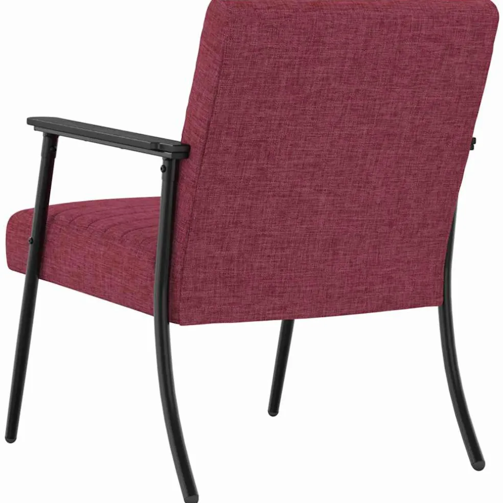 vidaXL Fauteuil Wijnrood 59 x 75 x 78 cm Stof