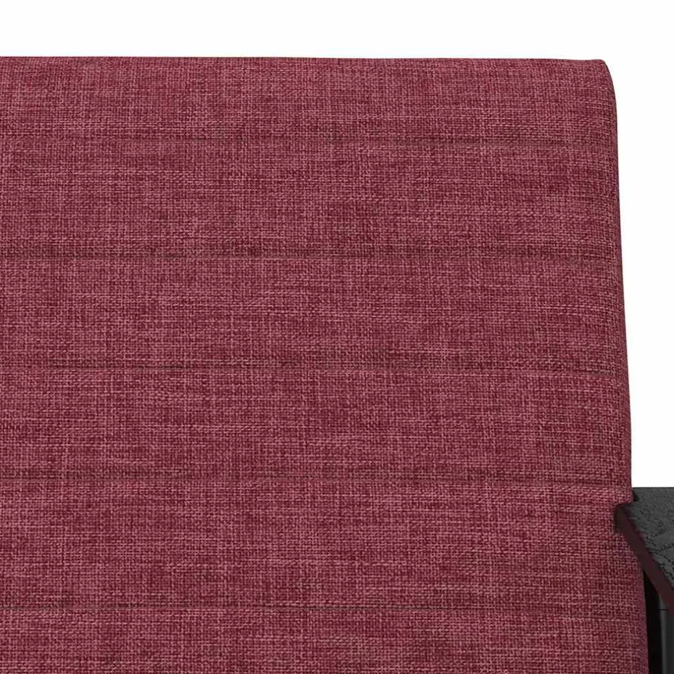 vidaXL Fauteuil Wijnrood 59 x 75 x 78 cm Stof