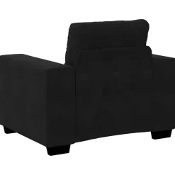 vidaXL Fauteuil 100x78x80 cm fluweel zwart