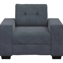 vidaXL Fauteuil 100x78x80 cm fluweel donkergrijs