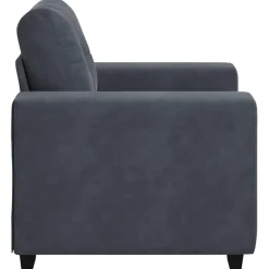 vidaXL Fauteuil 100x78x80 cm fluweel donkergrijs