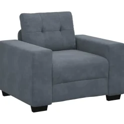 vidaXL Fauteuil 100x78x80 cm fluweel donkergrijs
