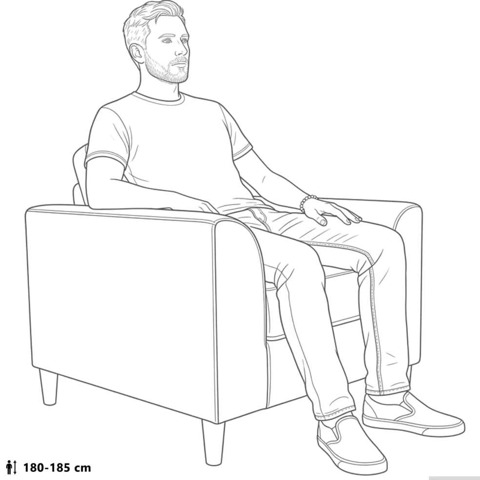 vidaXL Fauteuil Zwart Kunstleer