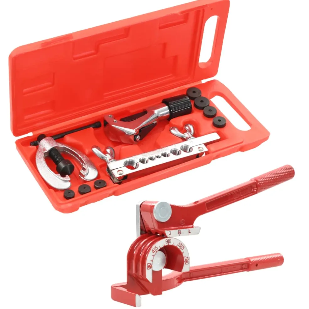 vidaXL Felsgereedschap met buizenbuiger set