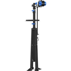 vidaXL Fietsreparatiestandaard inklapbaar 108-188 cm blauw staal