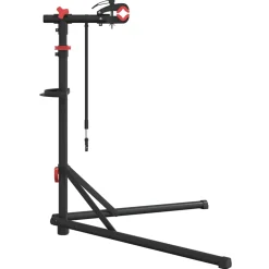 vidaXL Fietsreparatiestandaard inklapbaar 92-152 cm staal rood