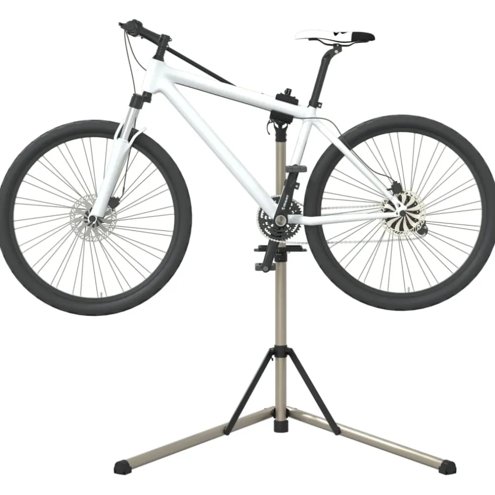 vidaXL Fietsreparatiestandaard inklapbaar 102-160 cm aluminium
