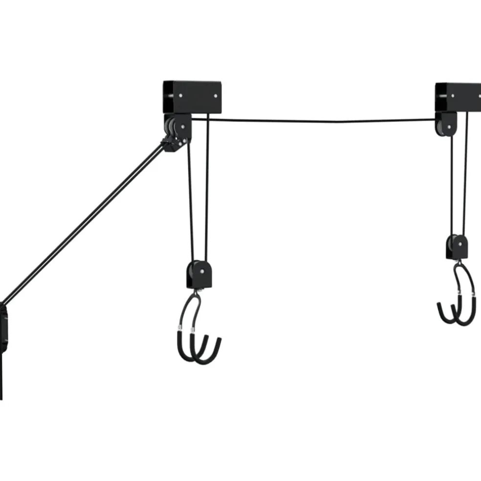 vidaXL Fietstakel met plafondbevestiging 57 kg