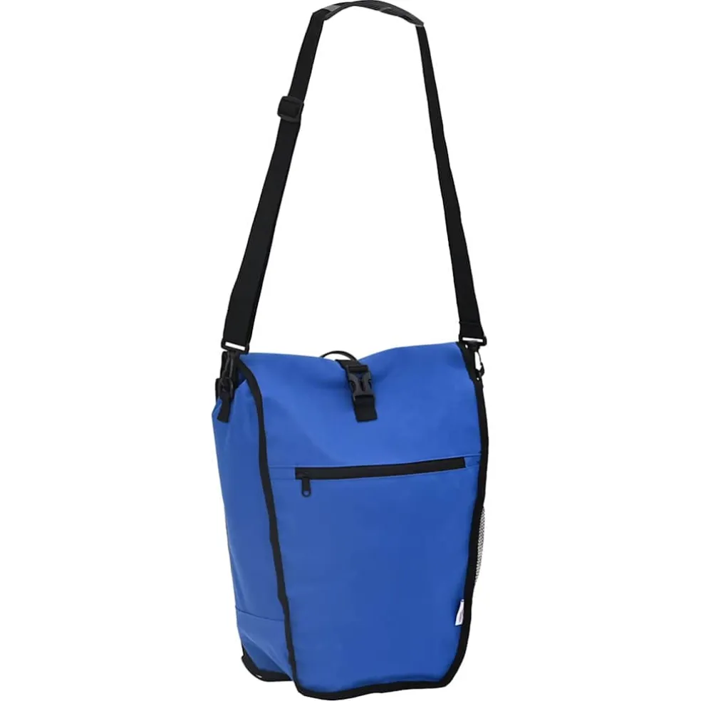 vidaXL Fietstas Blauw 34 x 16 x 59 cm Polyester