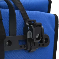 vidaXL Fietstas Blauw 34 x 16 x 59 cm Polyester