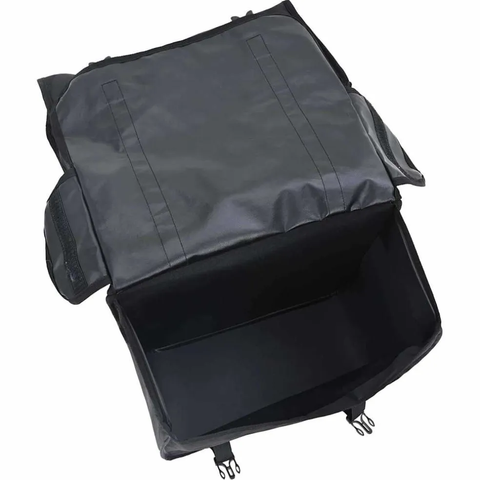 vidaXL Fietstas Grijs en zwart 31,5 x 15,5 x 40 cm Polyester