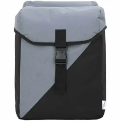 vidaXL Fietstas Grijs en zwart 31,5 x 15,5 x 40 cm Polyester