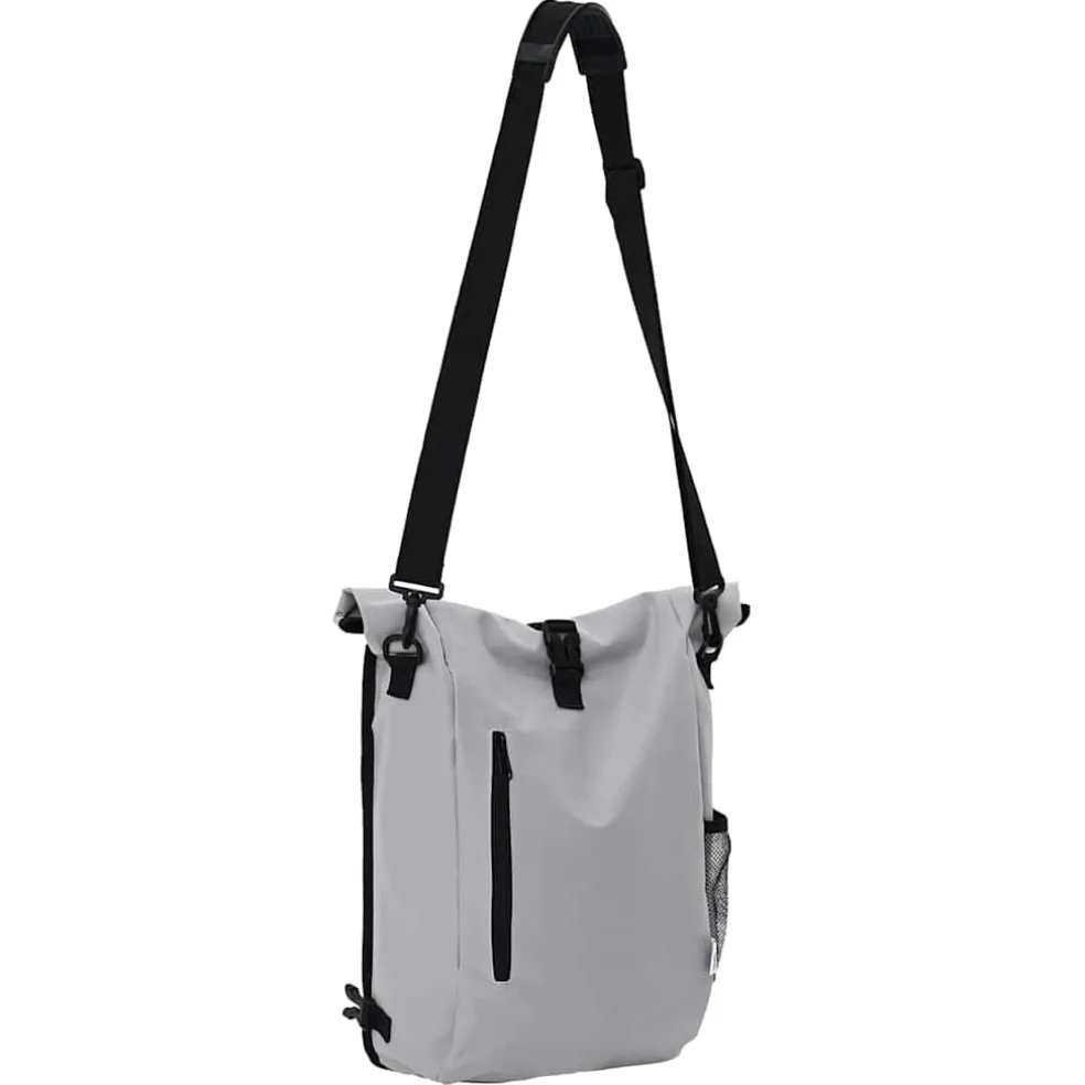 vidaXL Fietstas Grijs 31 x 13 x 58 cm Polyester