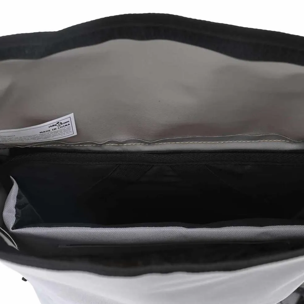 vidaXL Fietstas Grijs 31 x 13 x 58 cm Polyester