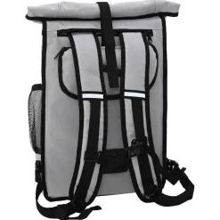 vidaXL Fietstas Grijs 31 x 13 x 58 cm Polyester