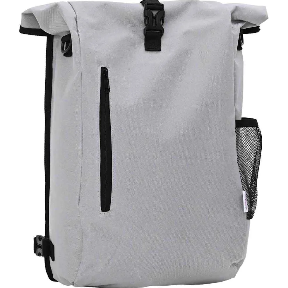 vidaXL Fietstas Grijs 31 x 13 x 58 cm Polyester