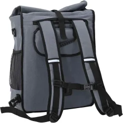 vidaXL Fietstas Grijs 33 x 16 x 60 cm Polyester