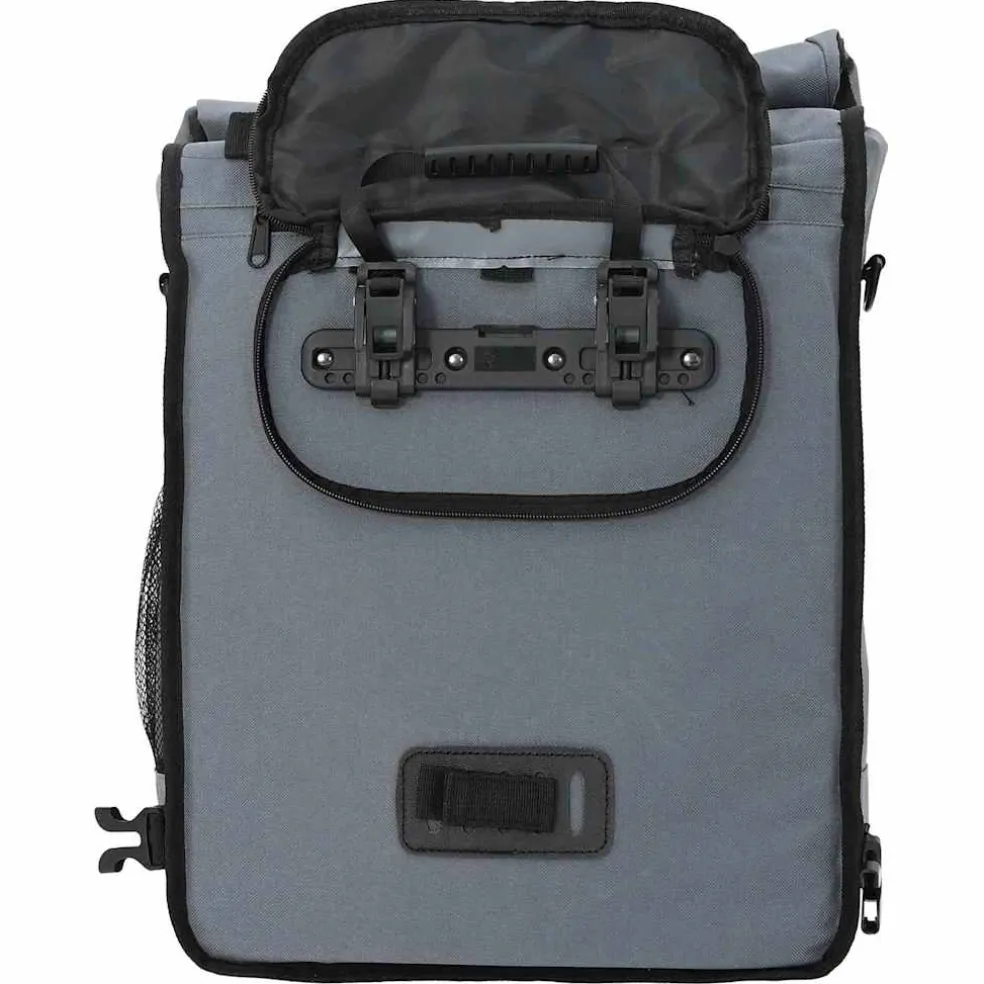 vidaXL Fietstas Grijs 33 x 16 x 60 cm Polyester