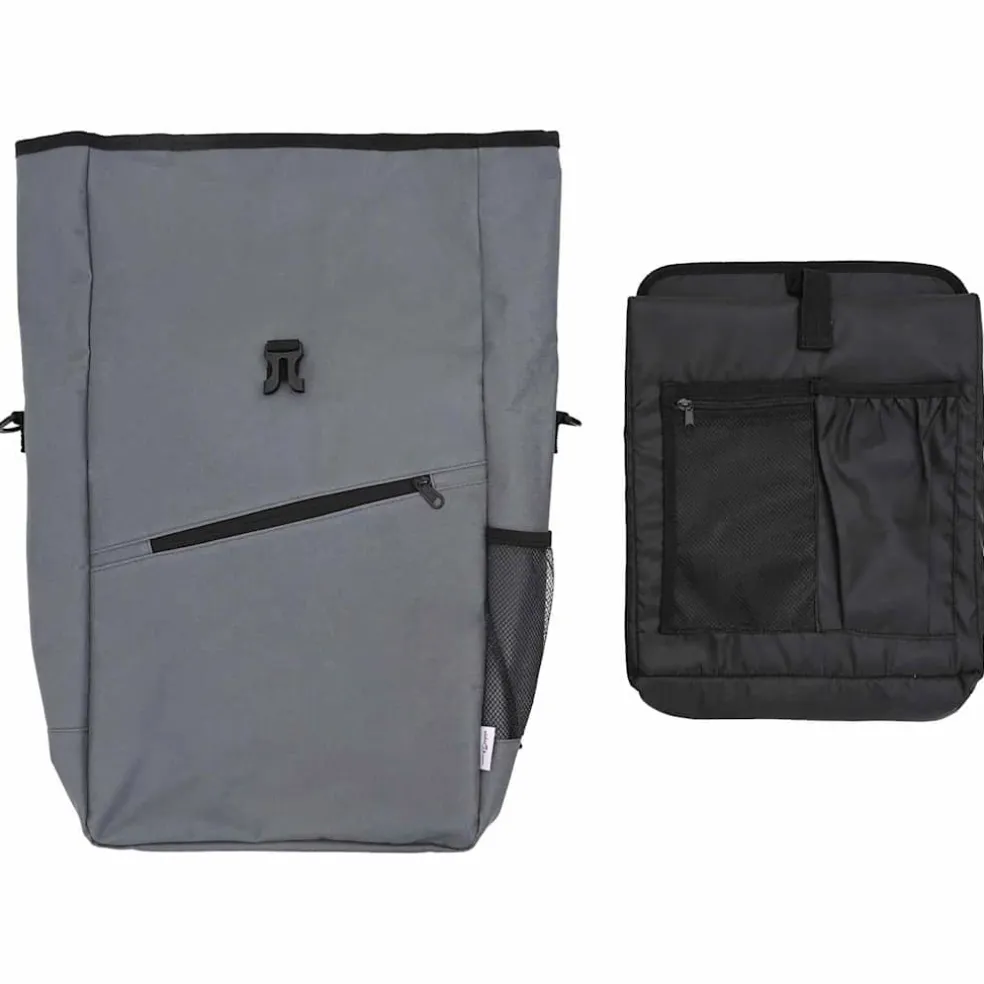vidaXL Fietstas Grijs 33 x 16 x 60 cm Polyester