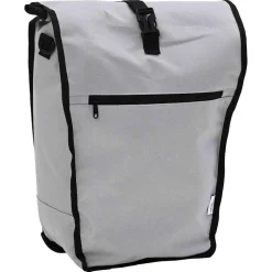 vidaXL Fietstas Grijs 34 x 16 x 59 cm Polyester