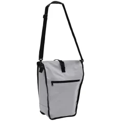vidaXL Fietstas Grijs 34 x 16 x 59 cm Polyester