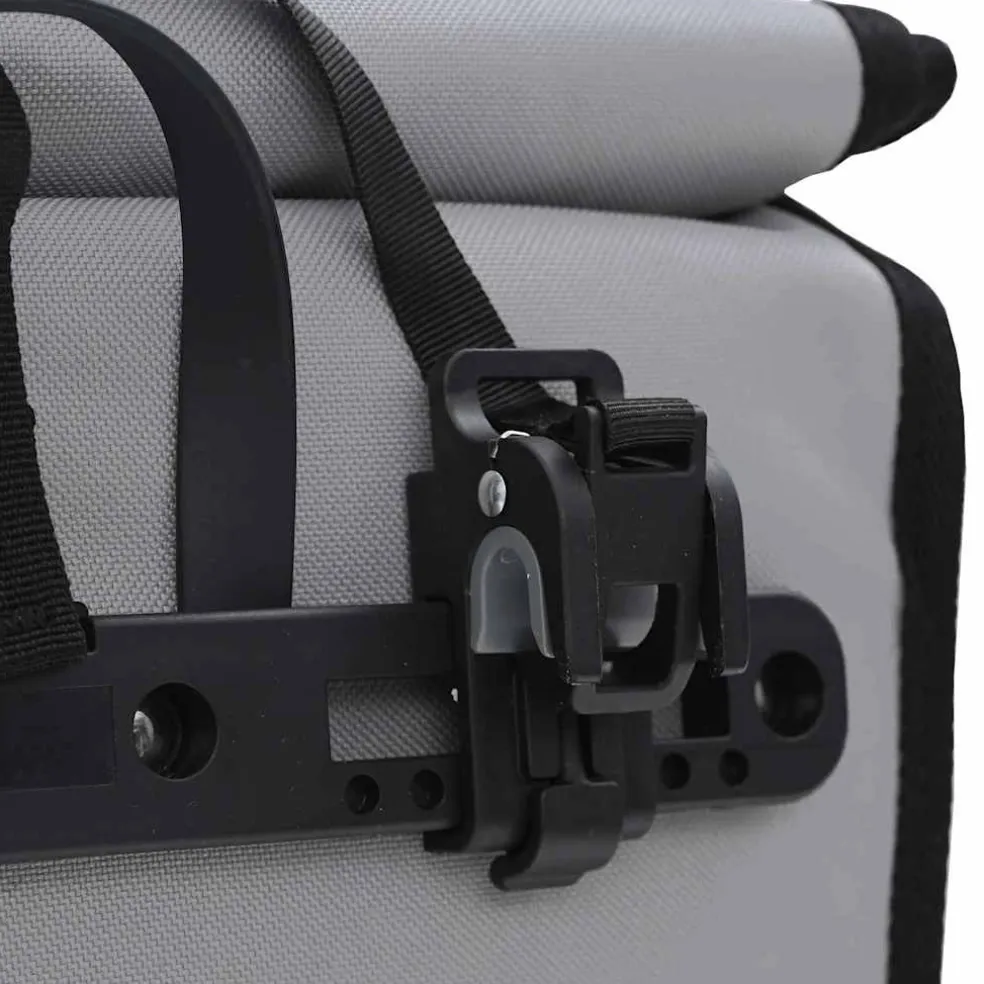 vidaXL Fietstas Grijs 34 x 16 x 59 cm Polyester
