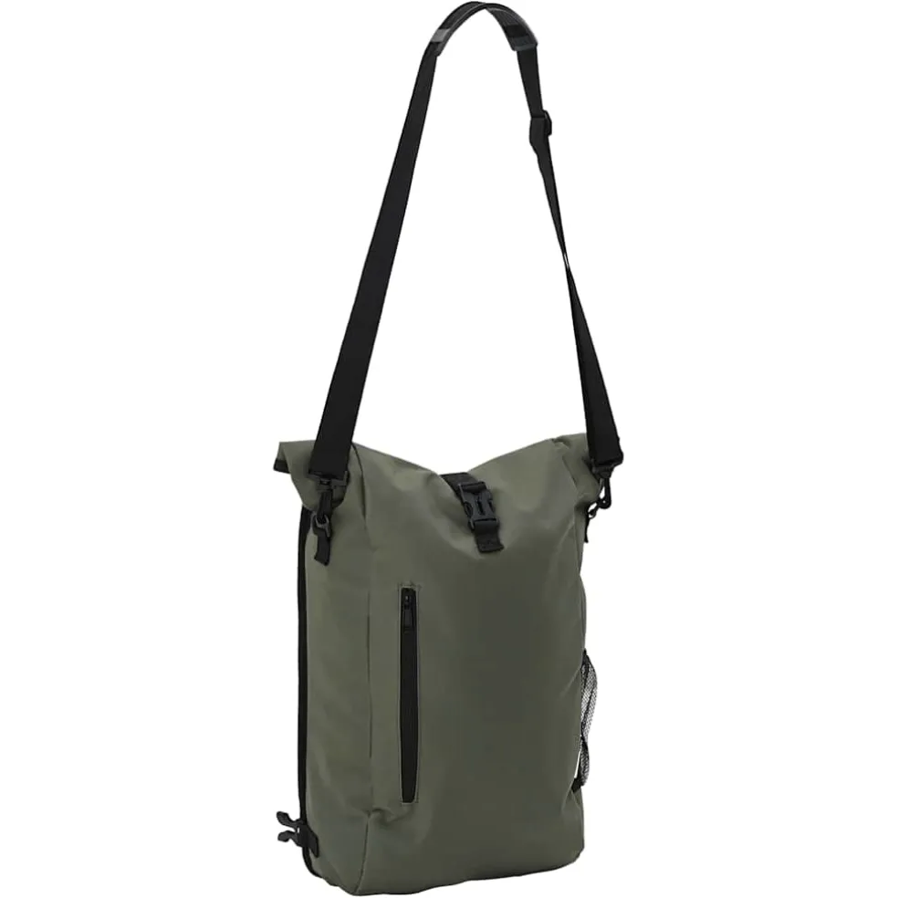 vidaXL Fietstas Olijfgroen 31 x 13 x 58 cm Polyester