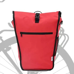 vidaXL Fietstas Rood 34 x 16 x 59 cm Polyester