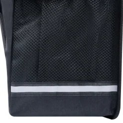 vidaXL Fietstas voor bagagedrager dubbel waterdicht 35 L zwart