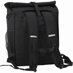 vidaXL Fietstas Zwart 33 x 16 x 60 cm Polyester