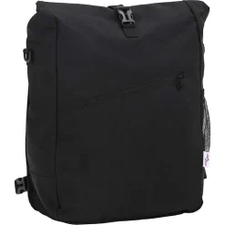 vidaXL Fietstas Zwart 33 x 16 x 60 cm Polyester