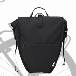 vidaXL Fietstas Zwart 32,5 x 17 x 57 cm Polyester