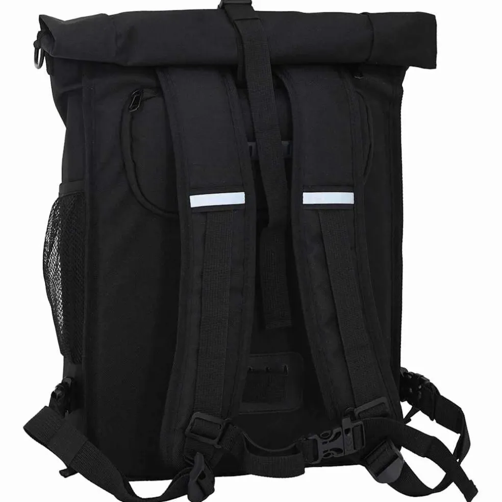 vidaXL Fietstas Zwart 31 x 13 x 58 cm Polyester