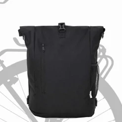 vidaXL Fietstas Zwart 31 x 13 x 58 cm Polyester