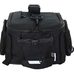 vidaXL Fietstas Zwart 38 x 21 x 16 cm Polyester