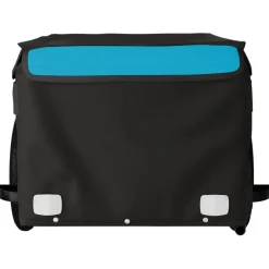 vidaXL Fietstrailer 30 kg ijzer zwart en groen