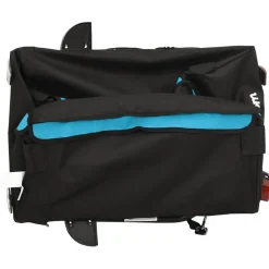 vidaXL Fietstrailer 30 kg ijzer zwart en groen