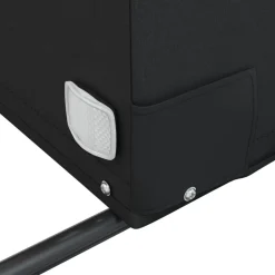 vidaXL Fietstrailer 30 kg ijzer zwart en grijs