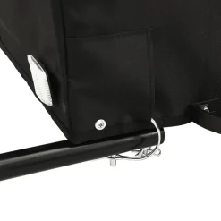 vidaXL Fietstrailer 30 kg ijzer zwart en grijs