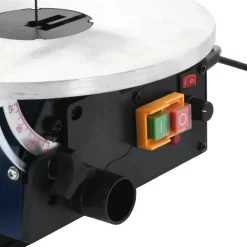 vidaXL Figuurzaagmachine elektrisch met voetpedaal en LED-lampje 125 W