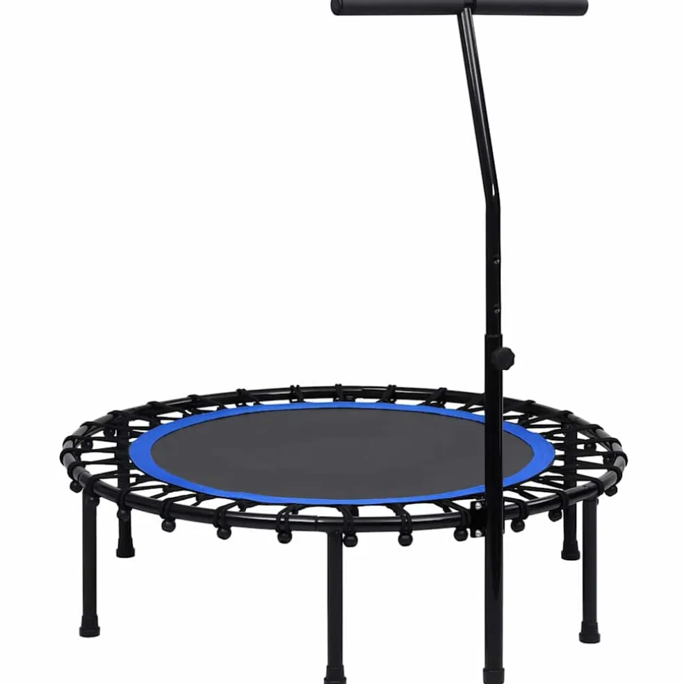 vidaXL Fitnesstrampoline met handgreep en veiligheidsmat 102 cm