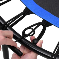 vidaXL Fitnesstrampoline met handgreep 102 cm