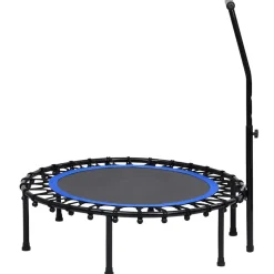 vidaXL Fitnesstrampoline met handgreep 102 cm