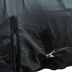 vidaXL Fleecedeken dubbele laag met kruissingels 125 cm blauw