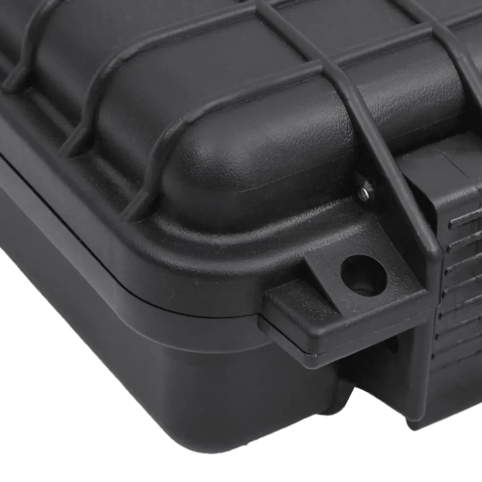 vidaXL Flightcase draagbaar 30x22x10 cm PP zwart