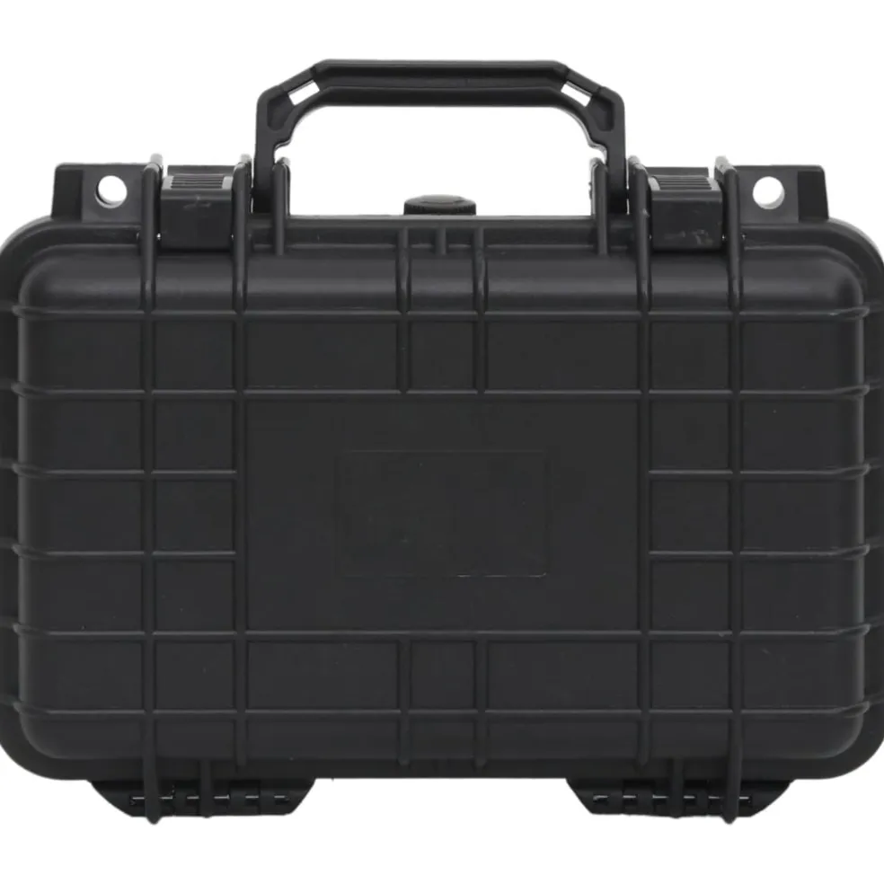 vidaXL Flightcase draagbaar 30x22x10 cm PP zwart
