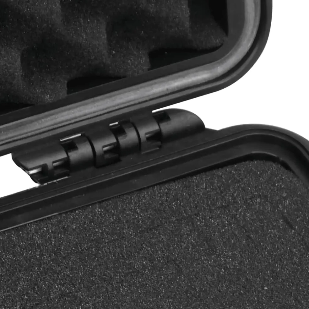 vidaXL Flightcase draagbaar 30x22x10 cm PP zwart