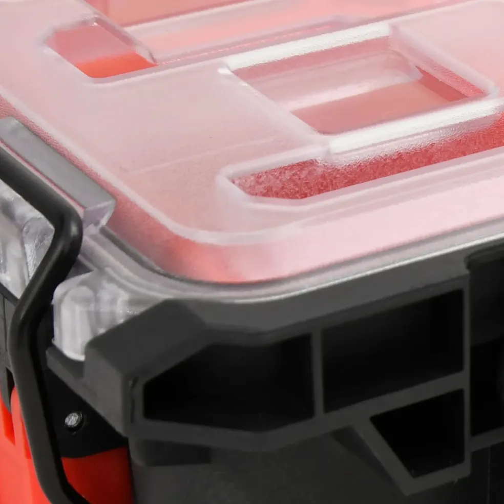vidaXL Flightcase draagbaar 55,5x34,5x13,5 cm PP zwart